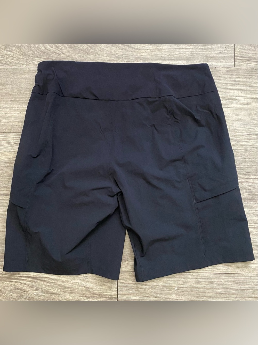Arc'teryx Women's Sabria Black Hiking Athletic Shorts with Side Pockets - Picture 6 of 11